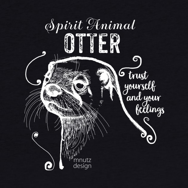 Spirit animal - Otter white by mnutz